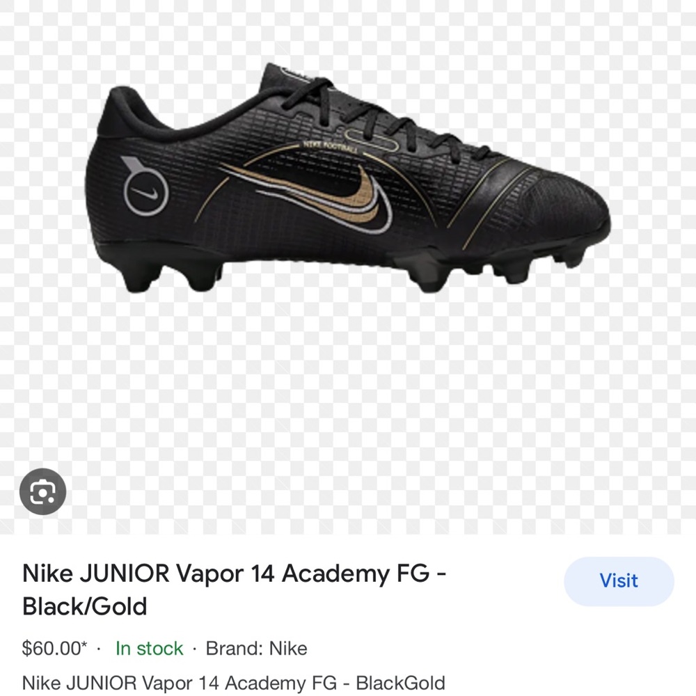 COPY - Nike Youth Dynamic Fit Vapor Football cleats. NWT. Size 6.